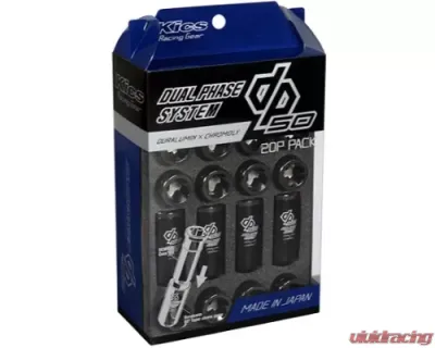 Project KICS 20 pcs 12 x 1.25 Dual Phase System DP50 Lug Nut Set - DP03GK