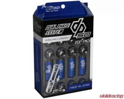Project KICS 20 pcs 12 x 1.25 Dual Phase System DP50 Lug Nut Set - DP03GU