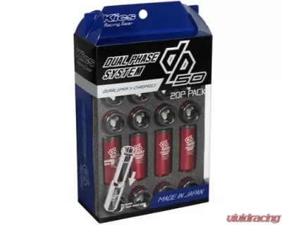 Project KICS 20 pcs 12 x 1.25 Dual Phase System DP50 Lug Nut Set - DP03GR