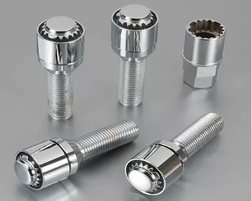 Project KICS 4 pcs 12 x 1.50 60deg/45mm Bull Lock Reguard Bolt Set - R631-45