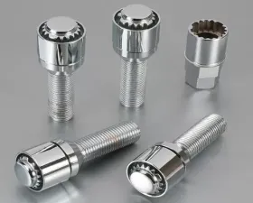 Project KICS 4 pcs 12 x 1.50 12R/28mm Bull Lock Reguard Bolt Set