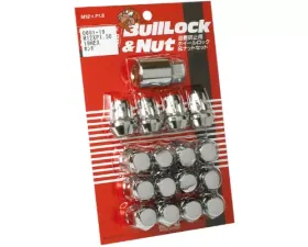 Project KICS 12 + 4 pcs 12 x 1.50 Bull Lock & Nut Set Closed End 19 Hex