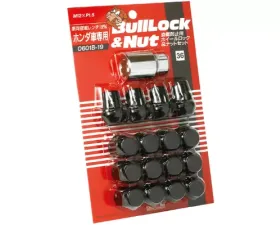 Project KICS 12 + 4 pcs 12 x 1.50 Bull Lock & Nut Set Closed End 19 Hex