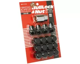 Project KICS 12 + 4 pcs 12 x 1.50 Bull Lock & Nut Set Closed End 21 Hex