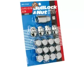 Project KICS 12 + 4 pcs 12 x 1.25 Bull Lock & Nut Set Closed End 21 Hex