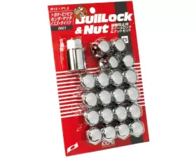 Project KICS 16 + 4 pcs 12 x 1.50 Bull Lock & Nut Set Closed End 21 Hex