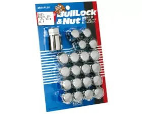 Project KICS 16 + 4 pcs 12 x 1.25 Bull Lock & Nut Set Closed End 21 Hex