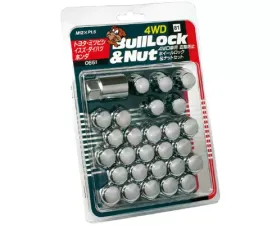 Project KICS 22 + 5 pcs 12 x 1.50 Bull Lock & Nut Set Set 4WD 21 Hex Chrome
