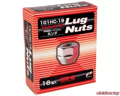 Project KICS 16 pcs 12 x 1.50 Lug Nut Open End Set 19 Hex Chrome - 101HC-19-16P
