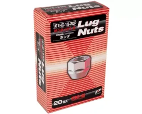 Project KICS 20 pcs 12 x 1.50 Lug Nut Open End Set 19 Hex Chrome
