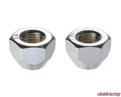 Project KICS 1 pc 12 x 1.25 Lug Nut Open End 21 Hex Chrome - 103HC