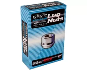 Project KICS 20 pcs 12 x 1.25 Lug Nut Open End Set 17 Hex Chrome