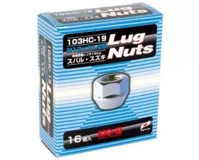 Project KICS 16 pcs 12 x 1.25 Lug Nut Open End Set 19 Hex Chrome