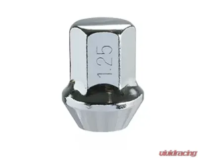 Project KICS 1 pc 12 x 1.25 Lug Nut Closed End 17 Hex Chrome - F103-17