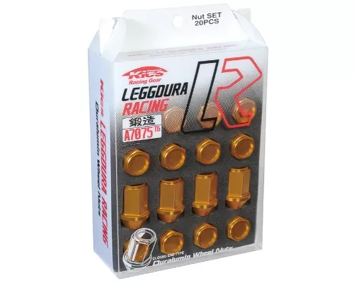 Project KICS 20 pcs 12 x 1.25 Leggdura Racing Nut - KIN3U