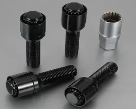 Project KICS 4 pcs 12 x 1.50 12R/28mm Bull Lock Reguard Bolt Set