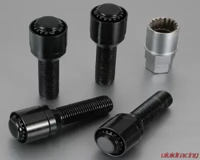 Project KICS 4 pcs 12 x 1.50 60deg/35mm Bull Lock Reguard Bolt Set - R631B-28