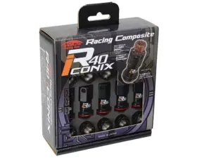 Project KICS 20 pcs 12 x 1.25 Racing Composite R40 Iconix Nut Set No Cap