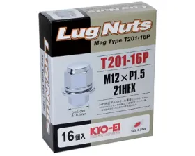 Project KICS 16 pcs 12 x 1.50 Lug Nut Mag Set 21 Hex