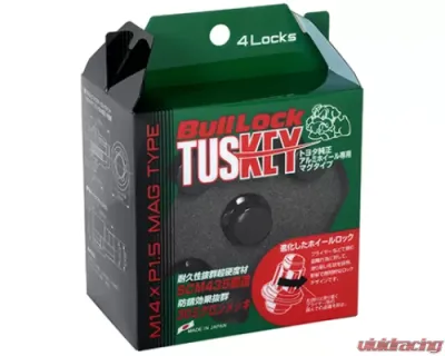 Project KICS 4 pcs 14 x 1.50 Bull Lock Tuskey Set Mag Type M14 - T641B