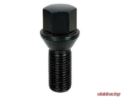 Project KICS M14xP1.5 60 Degree 17HEX 28 52mm Lug Bolt Black - 300B-17