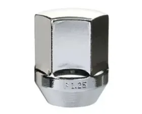 Project KICS M12xP1.25 Lug Nut Compact Type 1Pc Chrome Plating