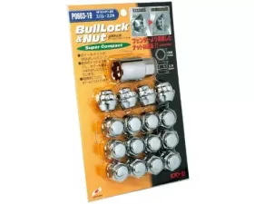 Project KICS M12xP1.25 Super Compact Lock/Nuts 19HEX Chrome Plated