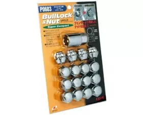 Project KICS M12xP1.25 Super Compact Lock/Nuts 21HEX Chrome Plated