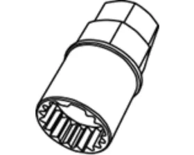 Project KICS Key For Leggdura Racing Shell Type Lock Nut