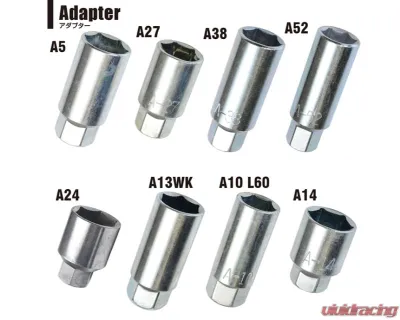 Project KICS Adapter Inner 17 Hex | Outer 21 Hex ?24 60mm - A10/L60