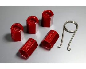 Project KICS Resin Cover Cap 17Hex Nut & Bolt 1Pc Red