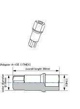 Project KICS Dual Phase System DP50 Key Adapter                                     - A-135 - Image 2