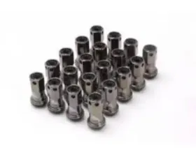 Project Kics GTC Black 12HEX M12x1.25 Hexagon Socket Head Nut w/ Shank