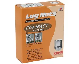 Project KICS M12xP1.25 Lug Nut Compact Type 16Pcs Chrome Plating