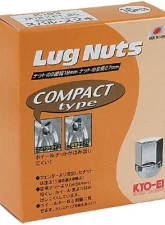 Project KICS M12xP1.25 Lug Nut Compact Type 16Pcs Chrome Plating                                     - K103-16P - Image 2