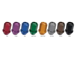 Project KICS 12 + 4 pcs 12 x 1.25 Leggdura Racing Lock & Nut Set