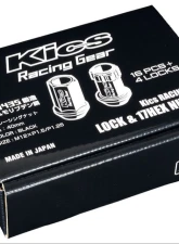 Project KICS Black 17Hex Racing Lock & Nut Set - 12x1.5                                     - KRN1BK - Image 2
