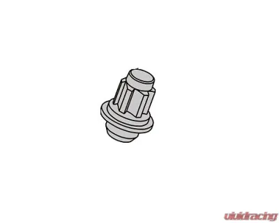Project KICS Black 1 pc 14 x 1.50 Bull Lock Tuskey M14 Replacement - TL41BK