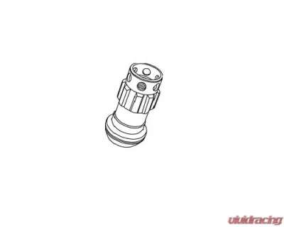 Project KICS Black/Black 1 pc 12 x 1.50 R40 Iconix Lock Nut Replacement - YLI1KK