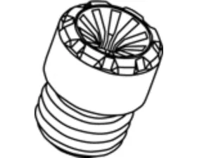 Project KICS R40 Iconix Plastic Cap Replacement M12 x P1.25 1 Pc Blue