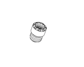 Project KICS Black 1 pc 12 x 1.50 R40 Iconix Plastic Cap Replacement