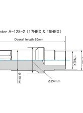 Project Kics Monolith Bolt Dedicated Adapter                                     - A-128-2 - Image 2