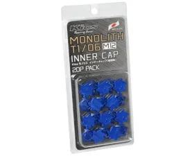 Project KICS Monolith T1/06 M12 Inner Resin Cap 20pc Set Blue