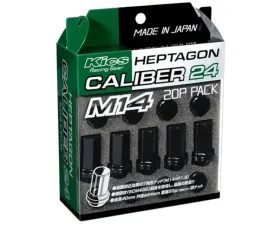 Project KICS Heptagon Caliber 24 M14x1.5 Lug Nut 20pc Set