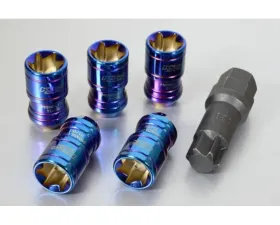 Project KICS Monolith T1/06 M12xP1.25 Lug Nut 20pc Set IP Blue