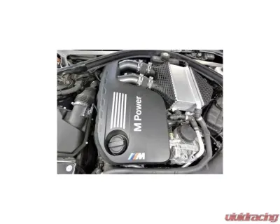 AEM Induction Charge Pipe Kit for BMW M3/M4 L6-3.0L Turbo 2015-2020, Aluminum, Gunmetal Gray - 26-3008C