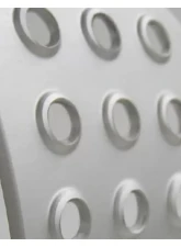 Rennline Rev2 4PC Perforated Pedal Set for Porsche 924 | 944 | 968 1977-1995, Aluminum                                     - A12.1P2113SLV.RED - Image 3