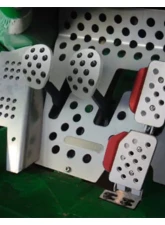 Rennline RHD Rev2 Rubber Grip 4pc Pedal Set for Porsche 911 | 912 | 930 1974-1989                                     - A12.2P6098SLV.SLV - Image 4