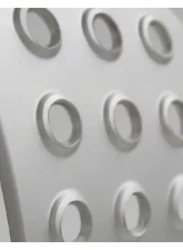 Rennline Rev2 3-Piece Perforated Pedal Set for Porsche 1965-1998, Black/Red                                     - A12.2P21  BLK.RED - Image 3