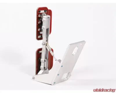 Rennline Rev3 3-Piece Pedal Set, Adjustable Metal Gas Pedal for Porsche 996/986 1997-2007 - A13.3P21  SLV.RED